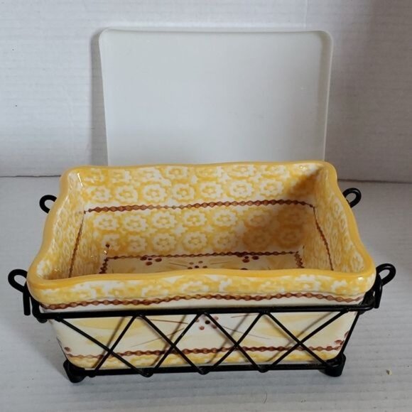 Temp-tations 1Quart Old World Ovenware Bakeware Cookware Casserole BAKING Dish - Picture 3 of 14